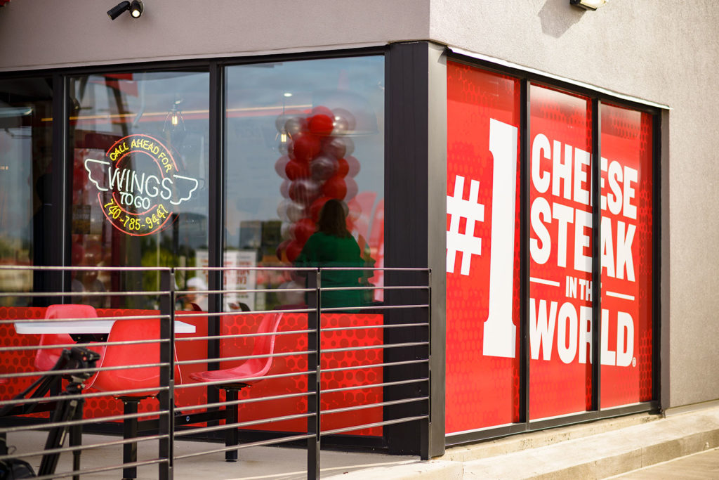 Charleys franchise wall join #1 cheesesteak in the world