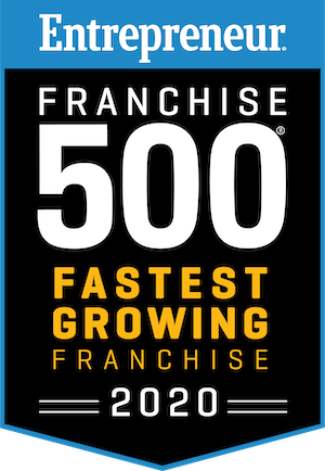 fastest growing franchise 2020 badge