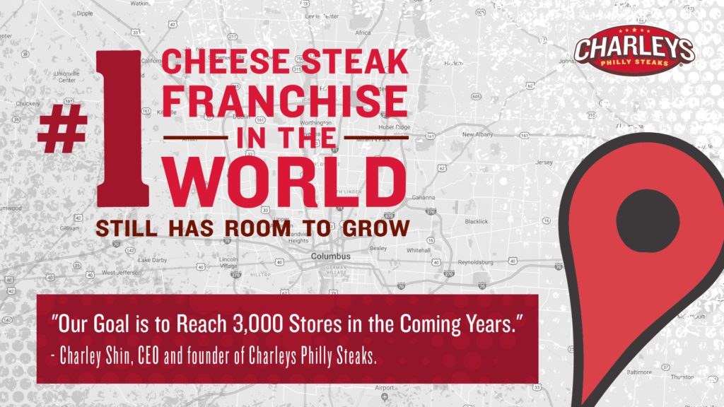 number 1 cheese steak franchise marketing