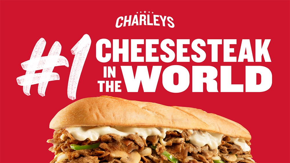 Charleys #1 cheesesteak in the world